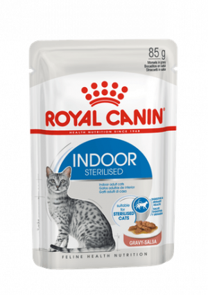 Royal Canin FHN INDOOR GRAVY 12 x 85g Cena norādīta par 1gb.